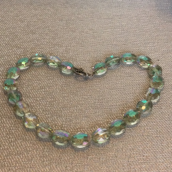 Aurora Aquamarine Choker Necklace - Picture 3 of 5